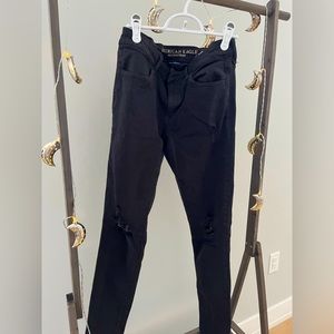 American Eagle black super stretchy jeans 🖤🦅
